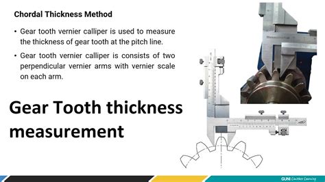 measurement of gear tooth thickness slideshare|how to calculate gear thickness.